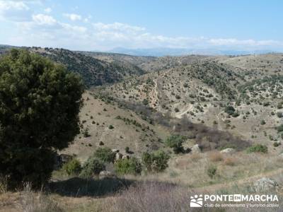 Río Manzanares y el Puente de la Marmota; rutas senderismo gps